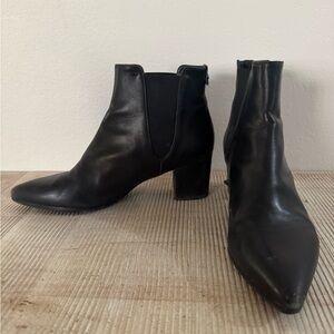 Stuart Wietzman Leather Booties